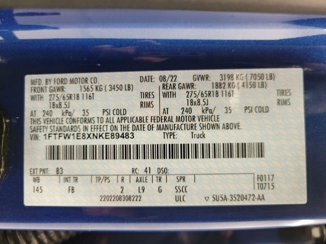 2022 Ford F-150 Vehicle Photo in Oshkosh, WI 54904