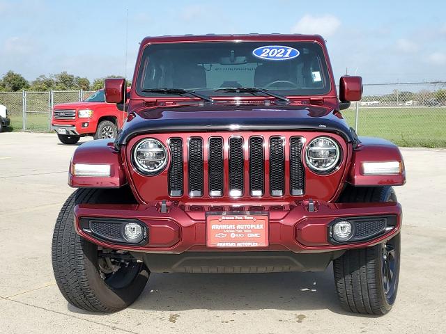 Used 2021 Jeep Wrangler Unlimited High Altitude with VIN 1C4HJXEN1MW600350 for sale in Aransas Pass, TX