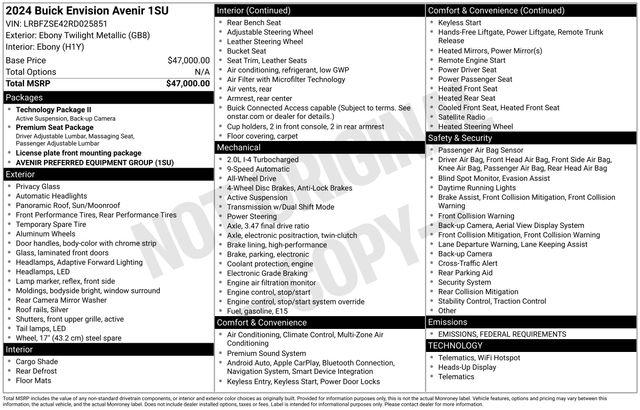 2024 Buick Envision Vehicle Photo in DANBURY, CT 06810-5034