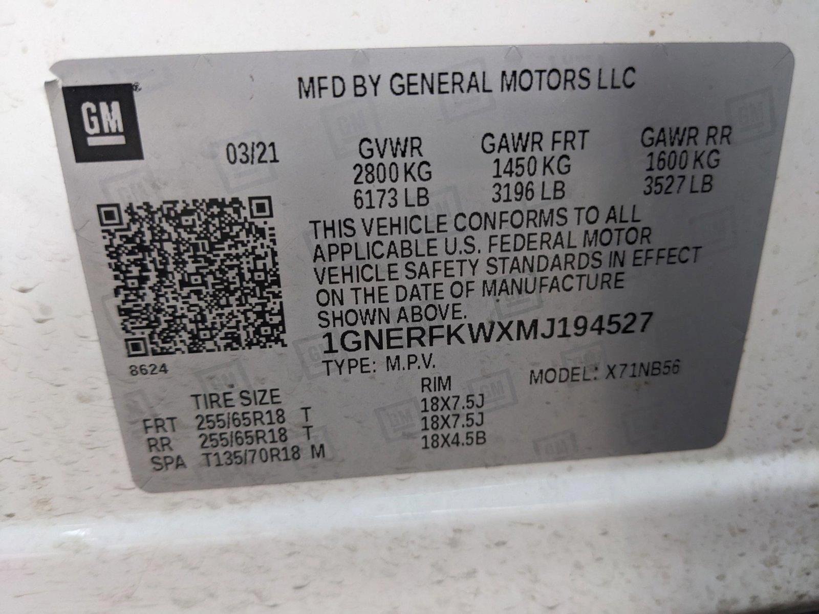 2021 Chevrolet Traverse Vehicle Photo in HOUSTON, TX 77034-5009