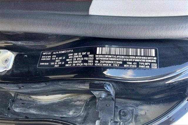2019 Alfa Romeo Stelvio Vehicle Photo in TOPEKA, KS 66609-0000