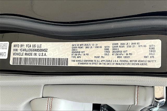 2022 Jeep Grand Cherokee L Vehicle Photo in Grapevine, TX 76051