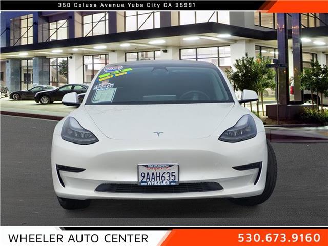 Used 2022 Tesla Model 3 Base with VIN 5YJ3E1EA2NF164283 for sale in Yuba City, CA