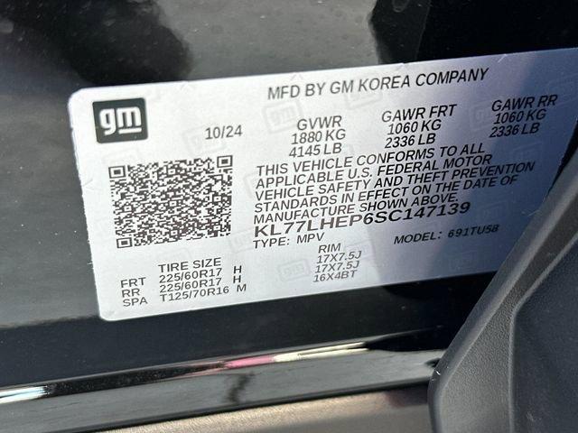 2025 Chevrolet Trax Vehicle Photo in RIVERSIDE, CA 92504-4106