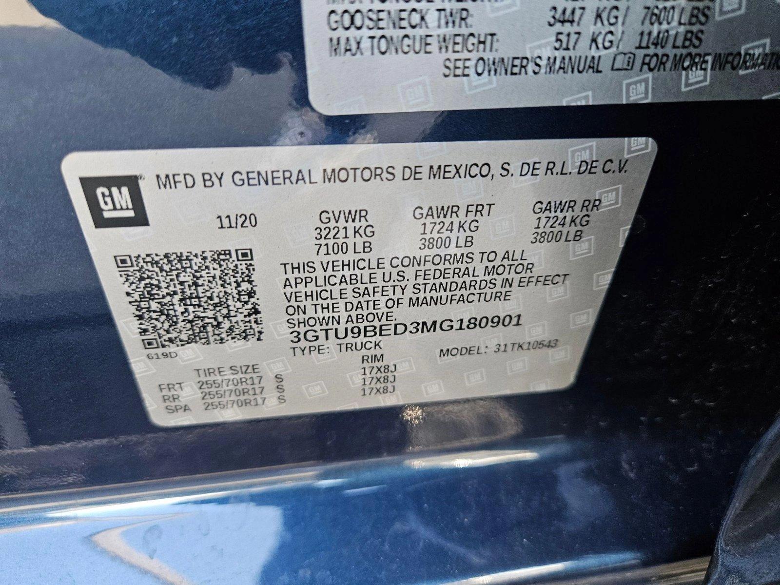 2021 GMC Sierra 1500 Vehicle Photo in LAS VEGAS, NV 89146-3033