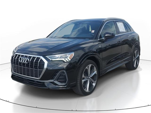 Certified 2020 Audi Q3 S Line Premium Plus with VIN WA1EECF38L1102097 for sale in Miami, FL