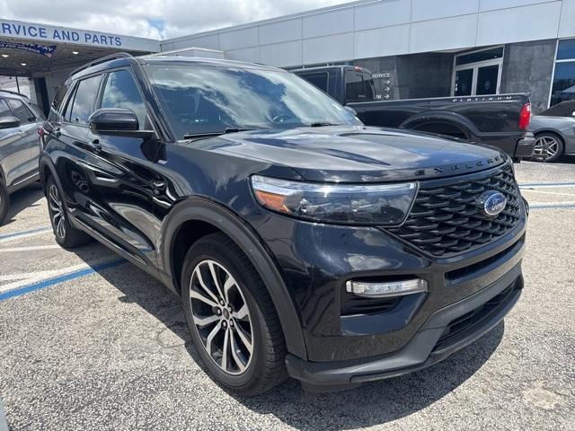 Used 2022 Ford Explorer ST-LINE with VIN 1FMSK7KH2NGB38129 for sale in Miami, FL