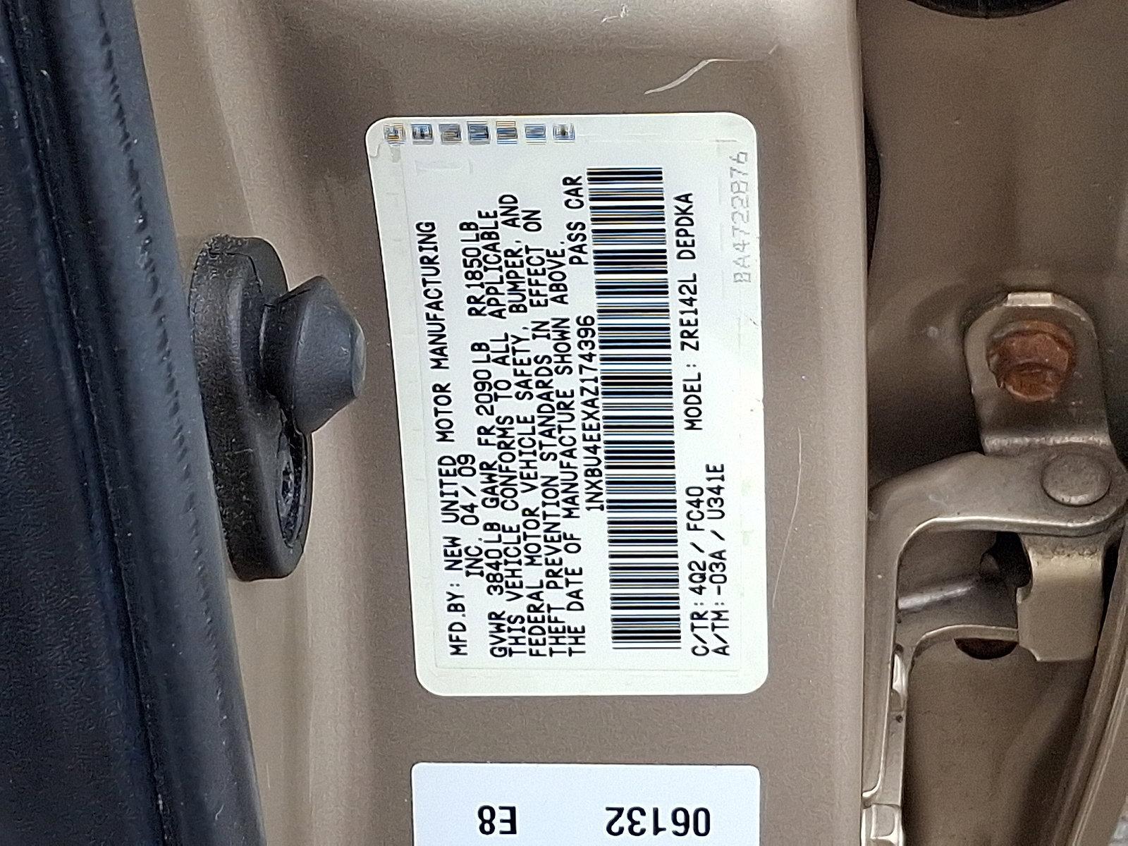 2010 Toyota Corolla Vehicle Photo in Trevose, PA 19053