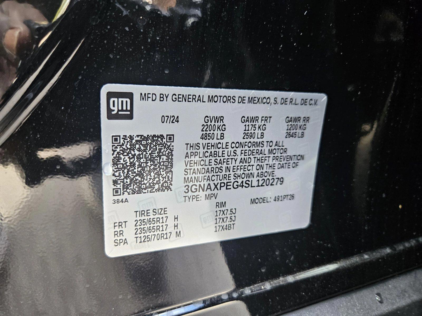 2025 Chevrolet Equinox Vehicle Photo in NORTH RICHLAND HILLS, TX 76180-7199