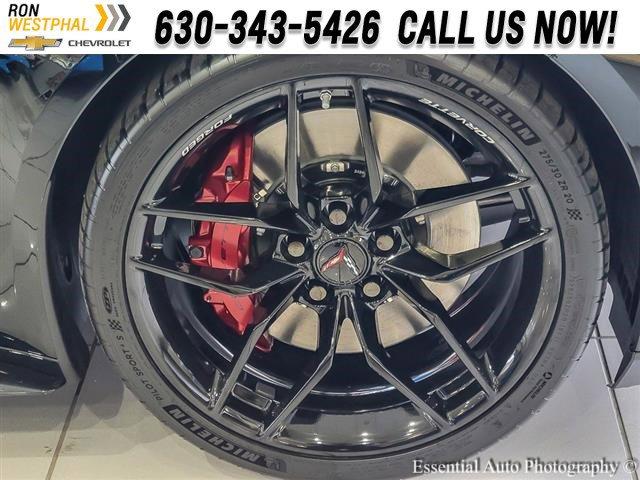 New 2025 Black Chevrolet 3LZ Corvette Z06 for Sale between