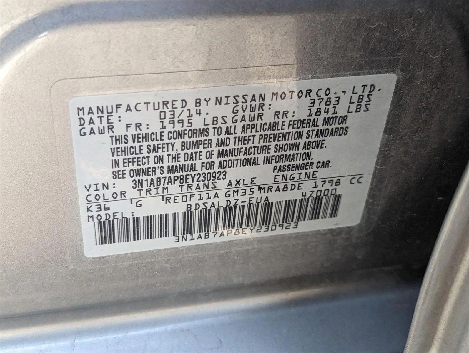 2014 Nissan Sentra Vehicle Photo in Spokane Valley, WA 99212