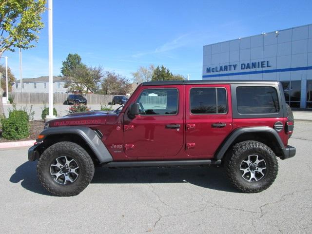 Used 2021 Jeep Wrangler Unlimited Rubicon with VIN 1C4JJXFM5MW598495 for sale in Springdale, AR