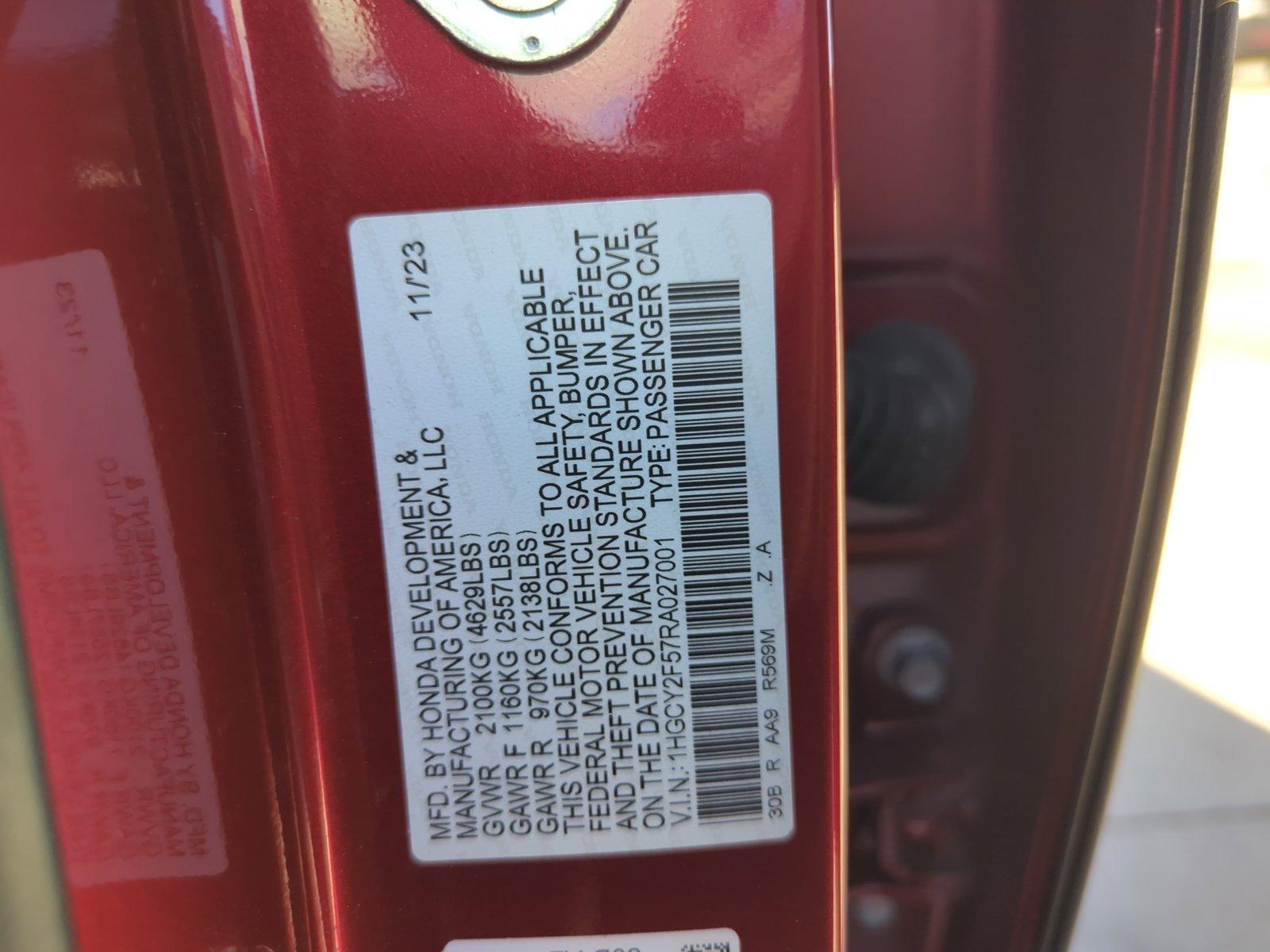2024 Honda Accord Hybrid Vehicle Photo in Hollywood, FL 33021