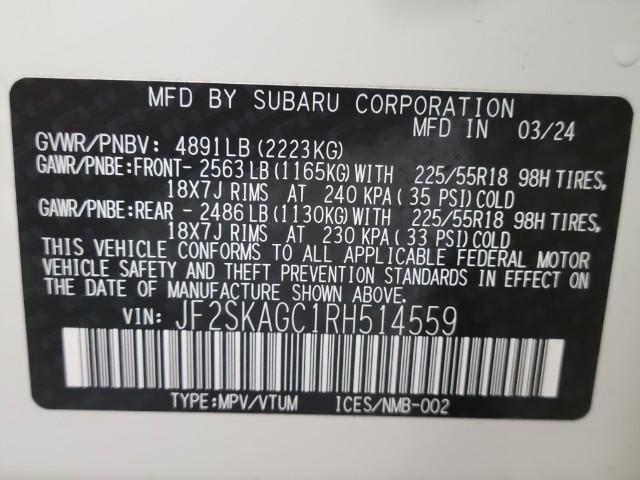 2024 Subaru Forester Vehicle Photo in Green Bay, WI 54304