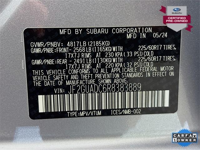 2024 Subaru Crosstrek Vehicle Photo in Puyallup, WA 98371