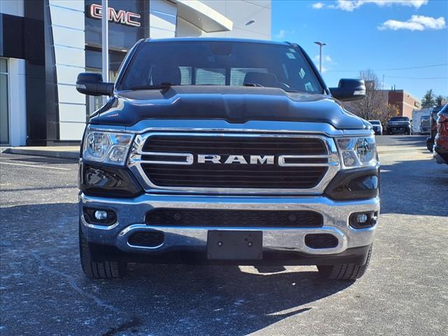 Used 2021 RAM Ram 1500 Pickup Big Horn/Lone Star with VIN 1C6SRFFTXMN525750 for sale in Hudson, MA