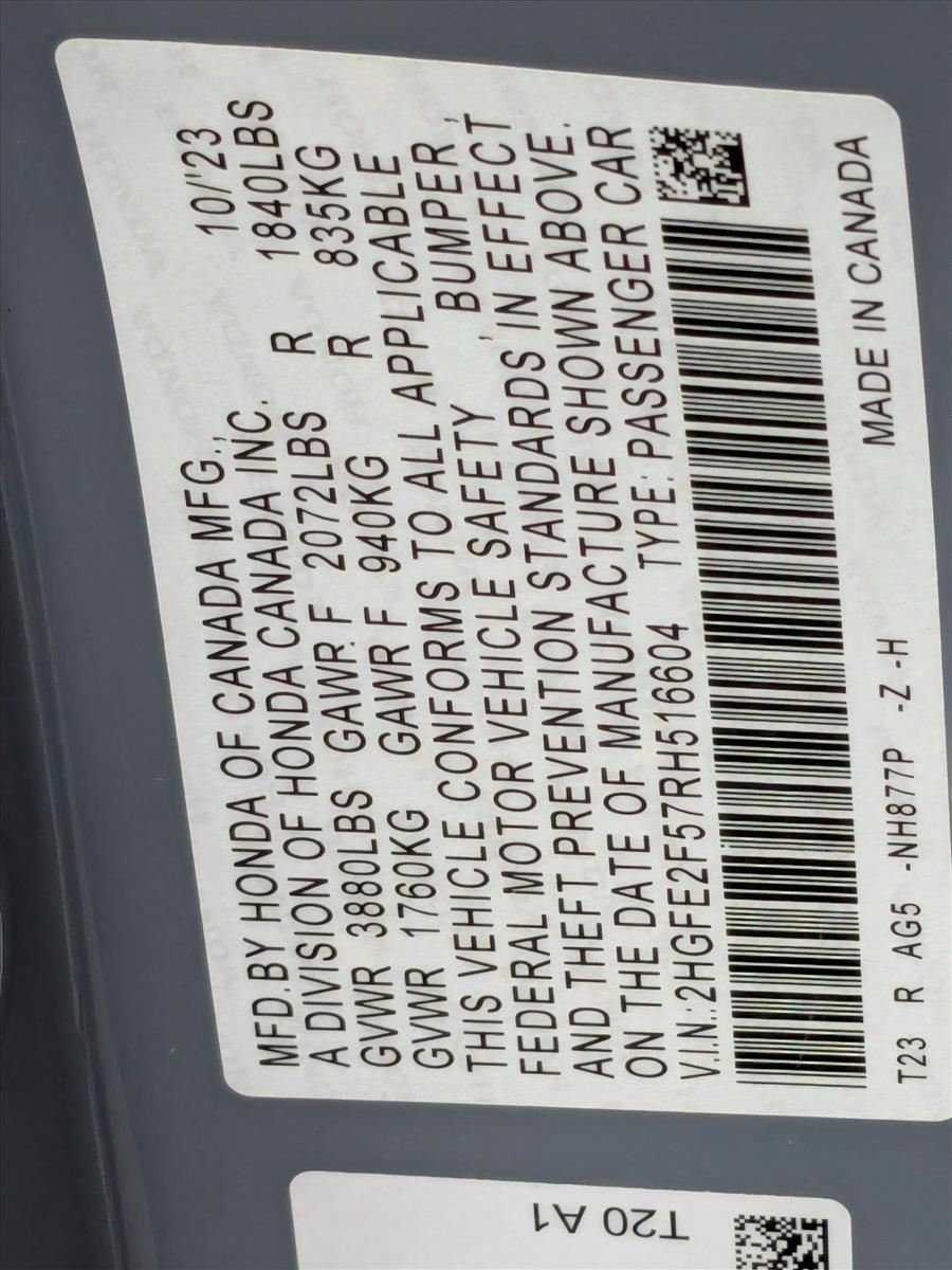 2024 Honda Civic Sedan Vehicle Photo in Miami, FL 33015