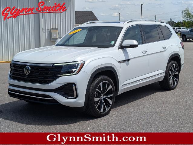 Opal White Pearl 2024 Volkswagen Atlas SEL Premium R-Line 4Motion AWD SUV / Crossover All-Wheel Drive 8-Speed Automatic