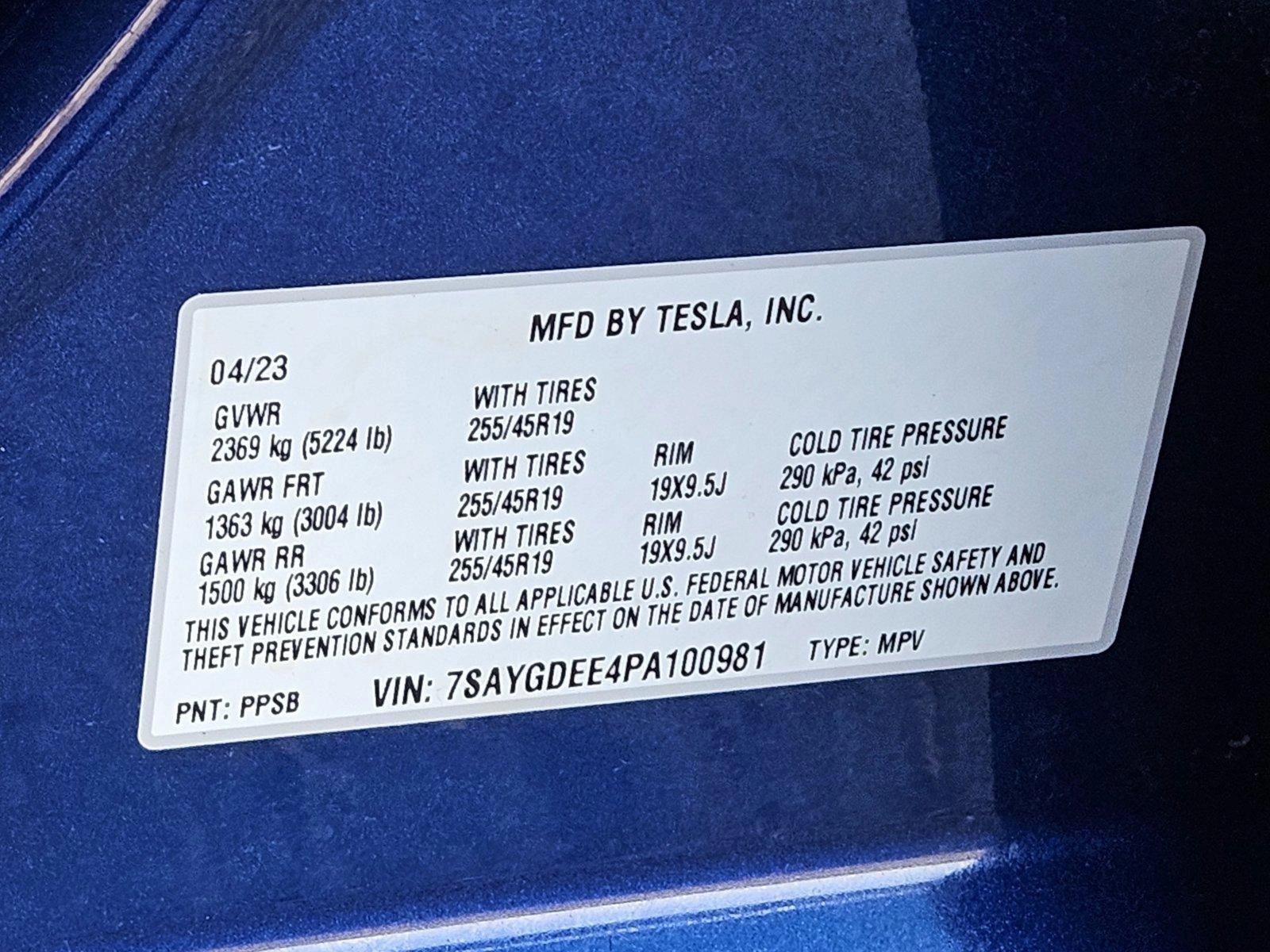 2023 Tesla Model Y Vehicle Photo in AMARILLO, TX 79106-1809