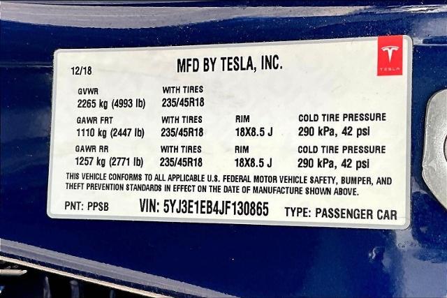 2018 Tesla Model 3 Vehicle Photo in San Antonio, TX 78230