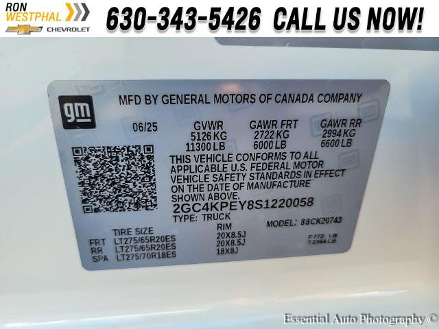 2025 Chevrolet Silverado 2500 HD Vehicle Photo in AURORA, IL 60503-9326