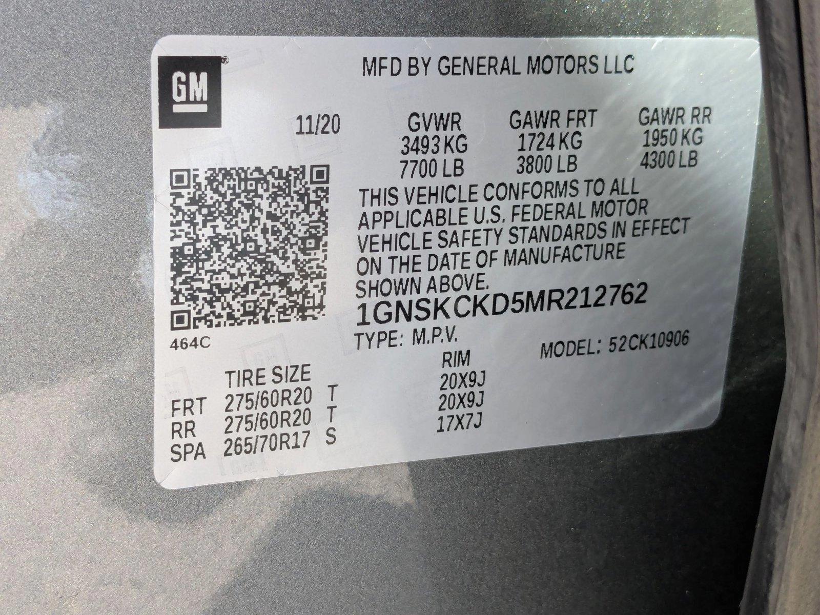 2021 Chevrolet Suburban Vehicle Photo in SPOKANE, WA 99212-2978
