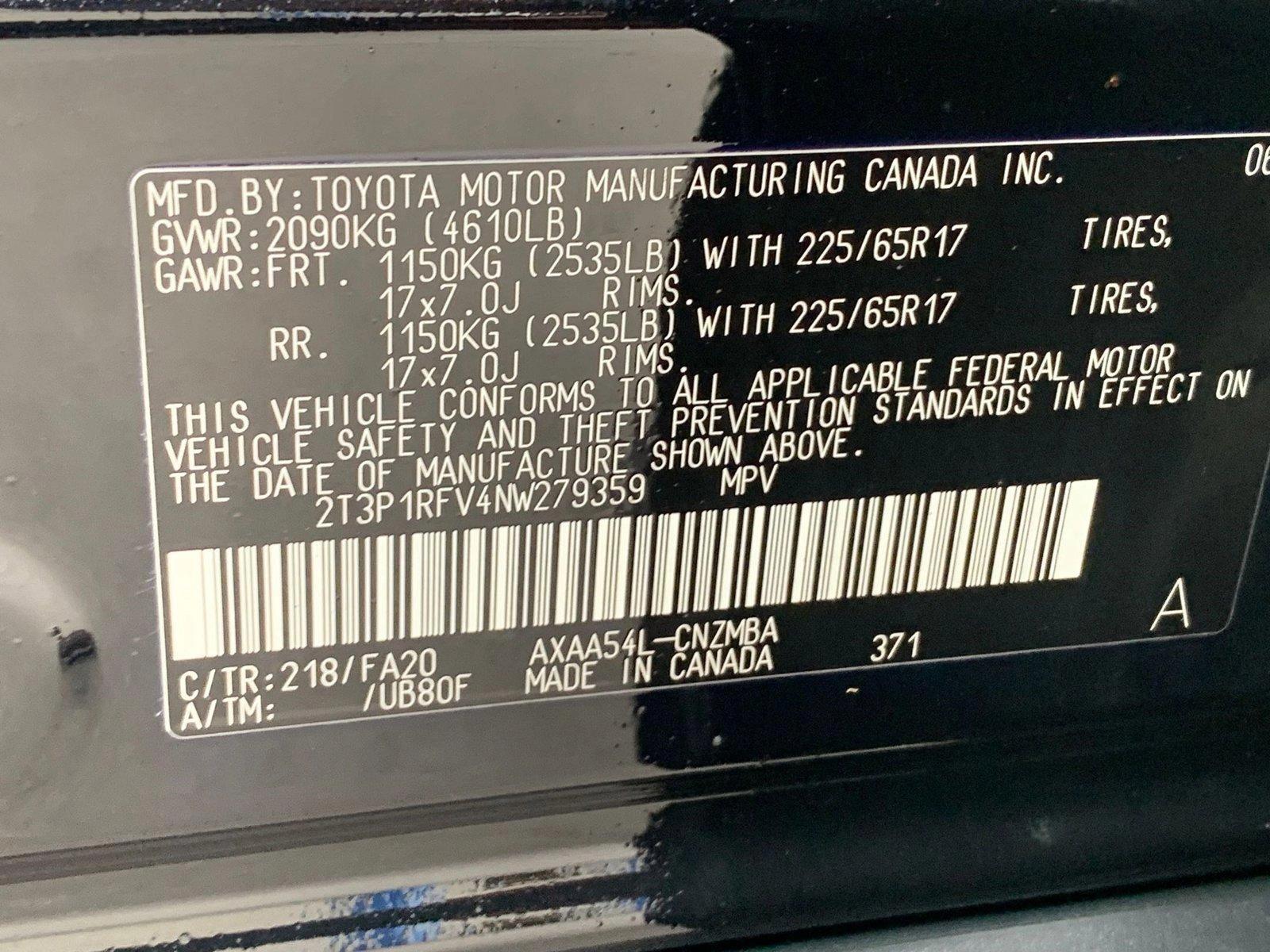 2022 Toyota RAV4 Vehicle Photo in Spokane Valley, WA 99212