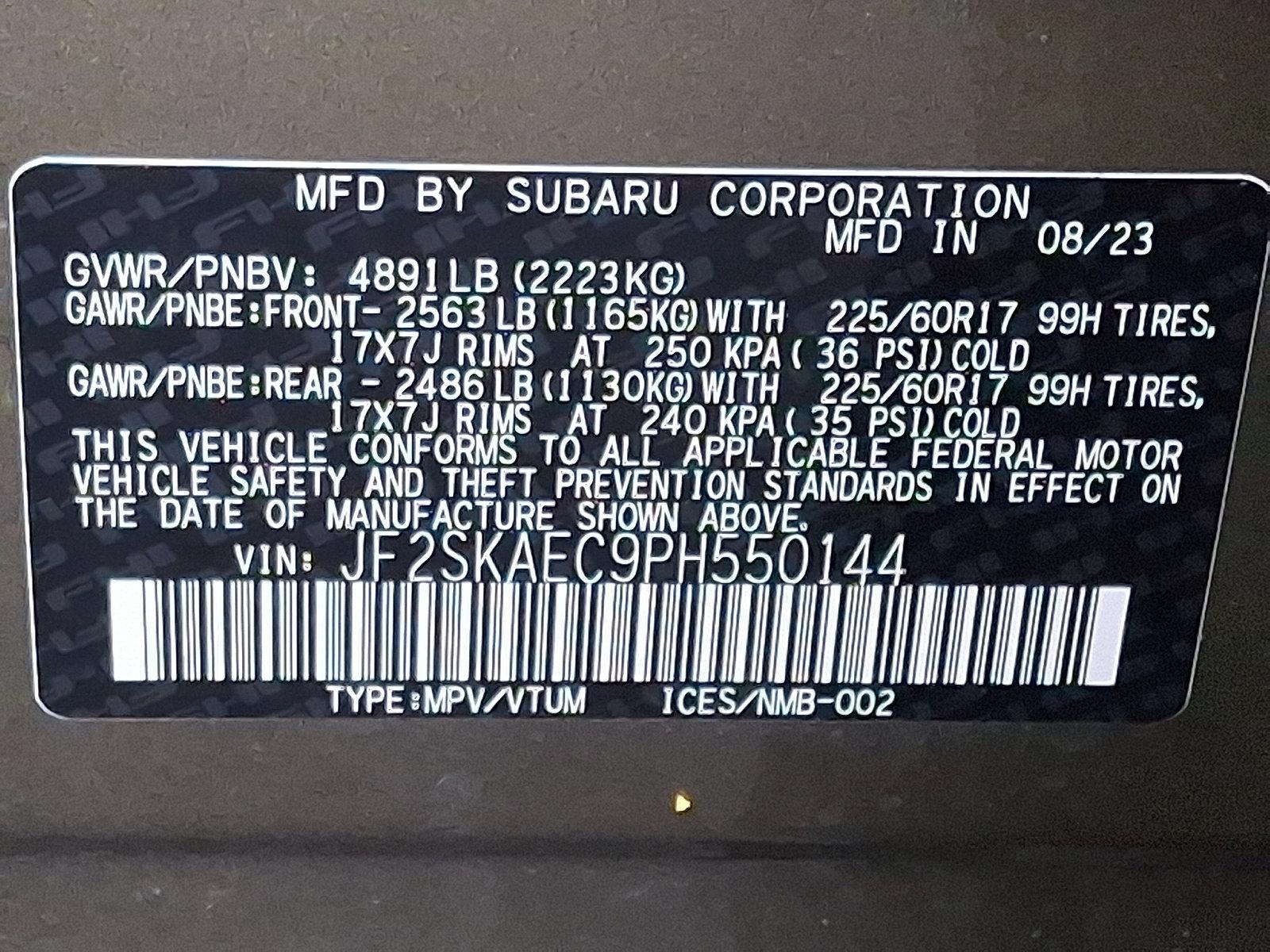 2023 Subaru Forester Vehicle Photo in Easton, PA 18045