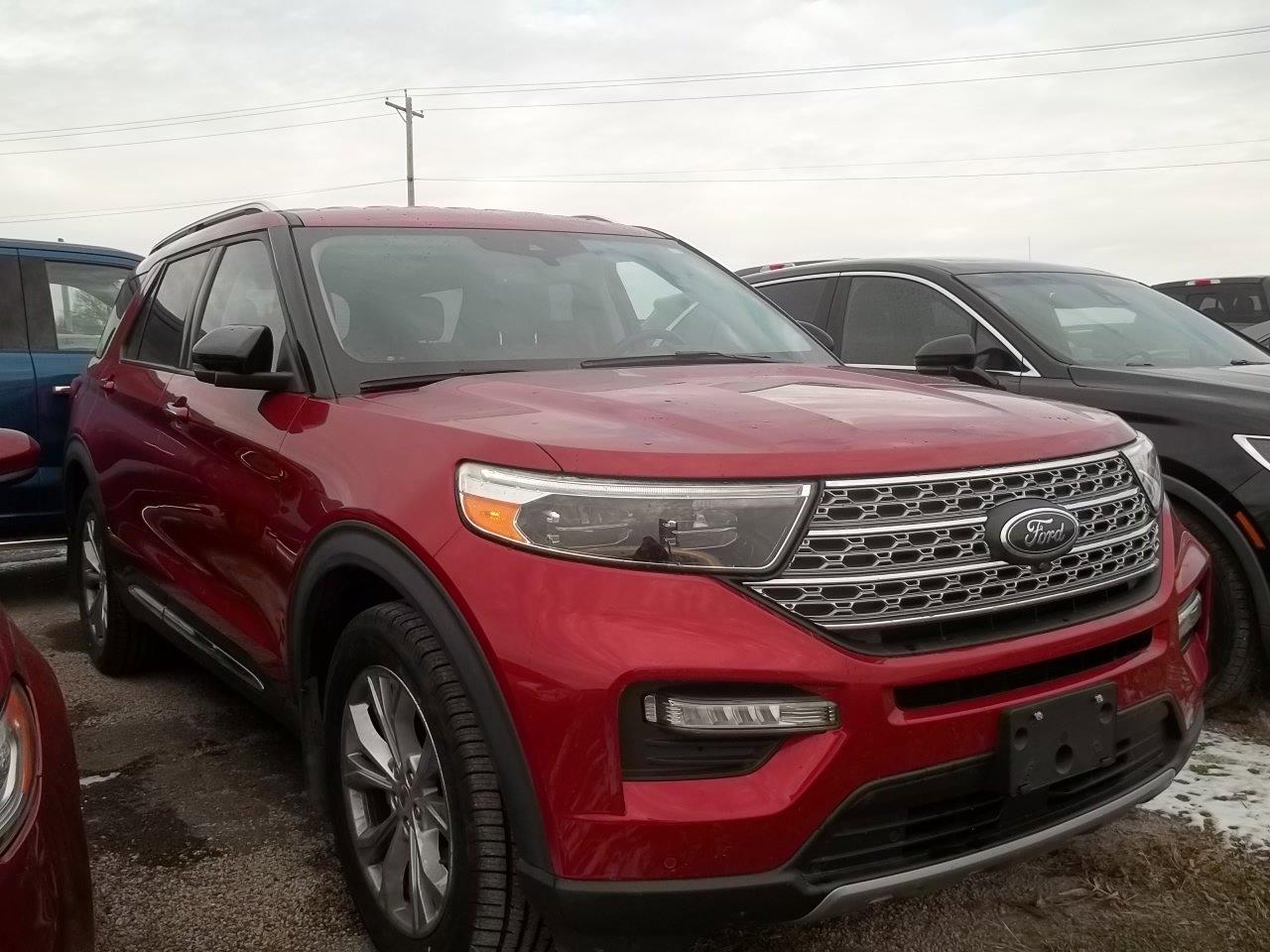 Used 2020 Ford Explorer Limited with VIN 1FMSK8FH7LGB10064 for sale in Delavan, IL