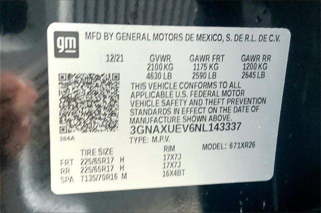 2022 Chevrolet Equinox Vehicle Photo in KANSAS CITY, MO 64114-4502