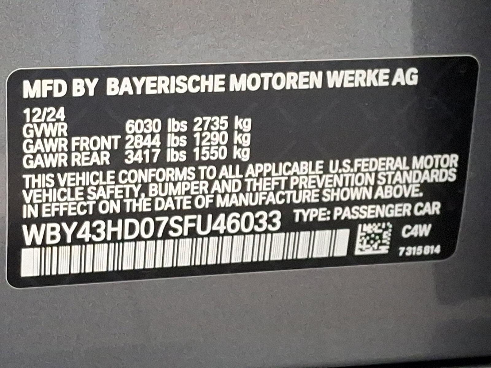 2025 BMW i4 Vehicle Photo in Lancaster, PA 17601