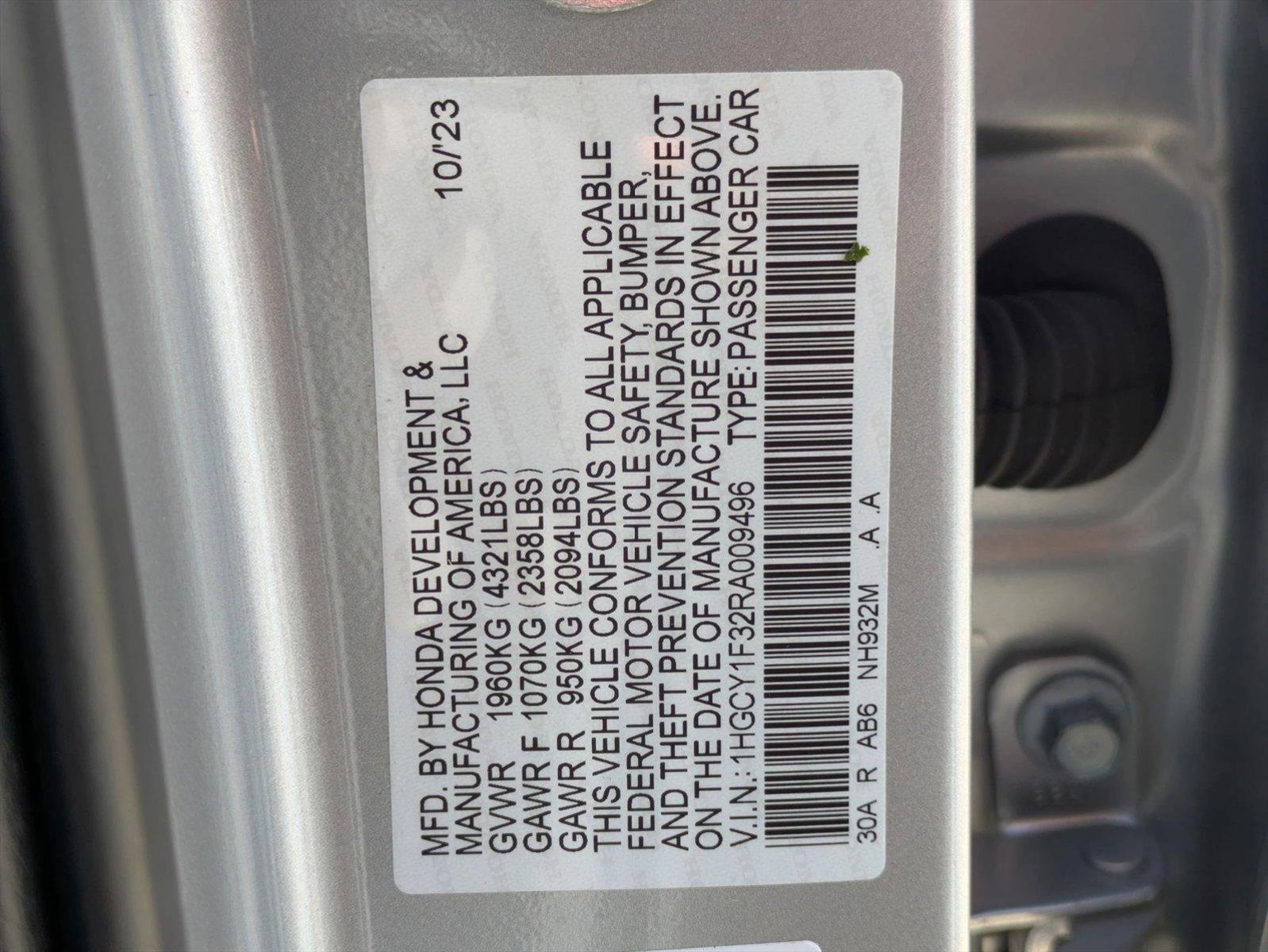 2024 Honda Accord Sedan Vehicle Photo in Tustin, CA 92782