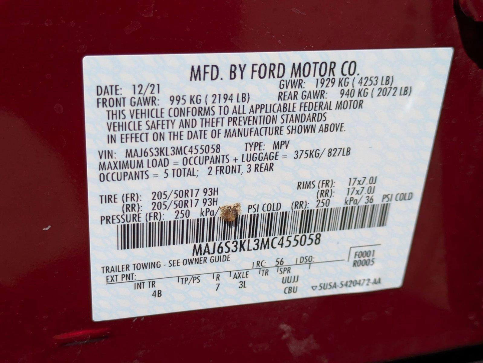 2021 Ford EcoSport Vehicle Photo in GOLDEN, CO 80401-3850