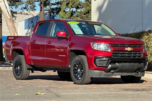 Used 2021 Chevrolet Colorado LT with VIN 1GCGTCEN0M1266761 for sale in Concord, CA