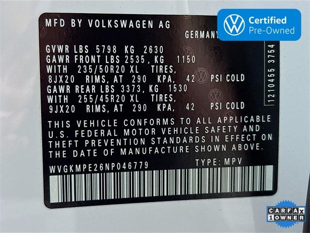 2022 Volkswagen ID.4 Vehicle Photo in Puyallup, WA 98371