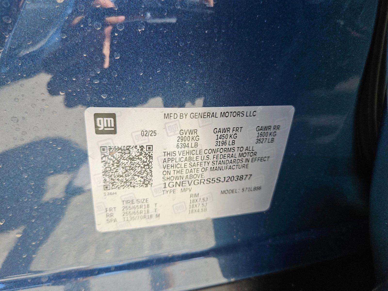2025 Chevrolet Traverse Vehicle Photo in AUSTIN, TX 78759-4154