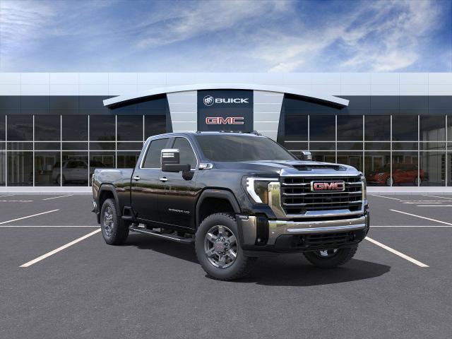 Onyx Black 2025 GMC Sierra 2500HD SLT Crew Cab 4WD Pickup Truck Four-Wheel Drive Automatic