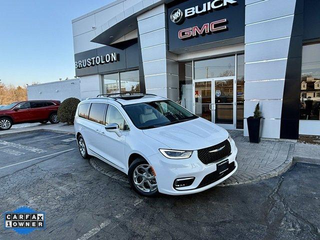 Used 2021 Chrysler Pacifica Hybrid Limited with VIN 2C4RC1S75MR510712 for sale in Mystic, CT