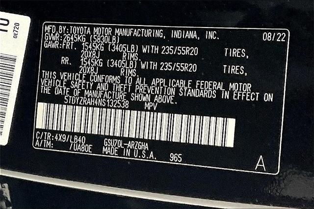 2022 Toyota Highlander Vehicle Photo in Grapevine, TX 76051