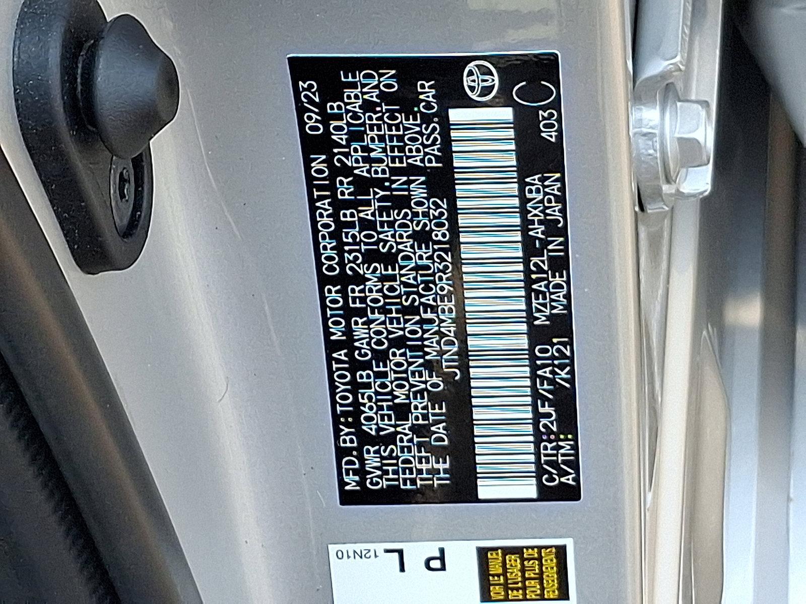 2024 Toyota Corolla Hatchback Vehicle Photo in Trevose, PA 19053