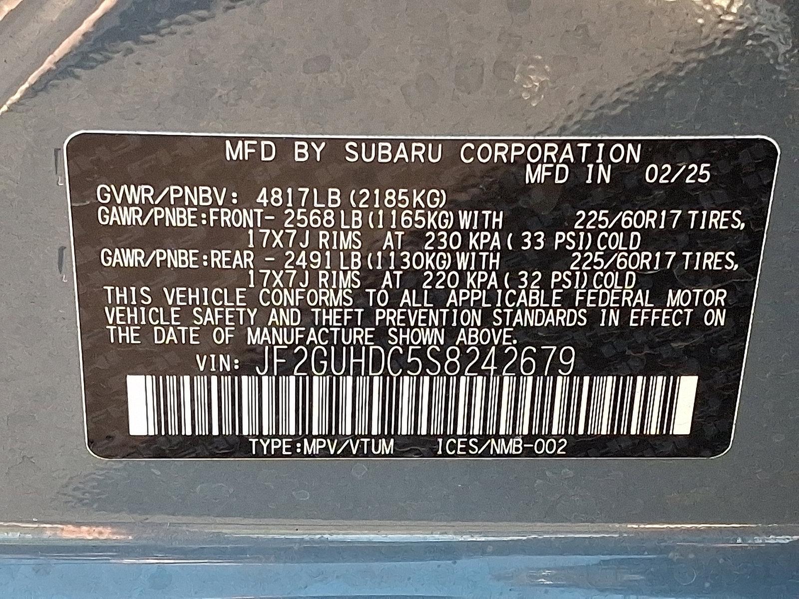 2025 Subaru Crosstrek Vehicle Photo in Easton, PA 18045