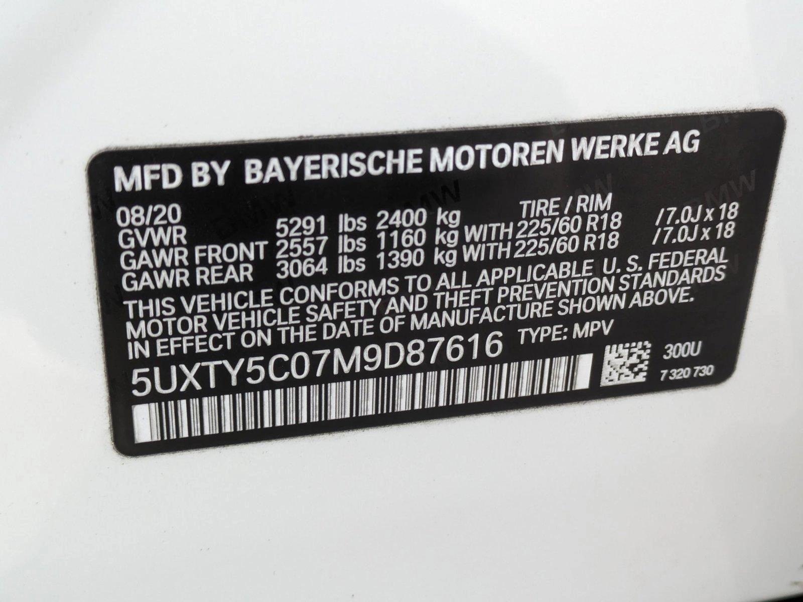 2021 BMW X3 xDrive30i Vehicle Photo in Rockville, MD 20852