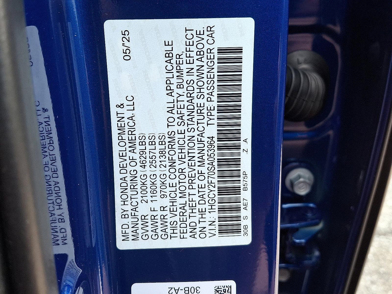 2025 Honda Accord Hybrid Vehicle Photo in Harrisburg, PA 17111