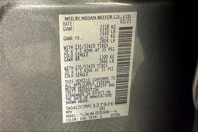 2023 Nissan Murano Vehicle Photo in Tulsa, OK 74129