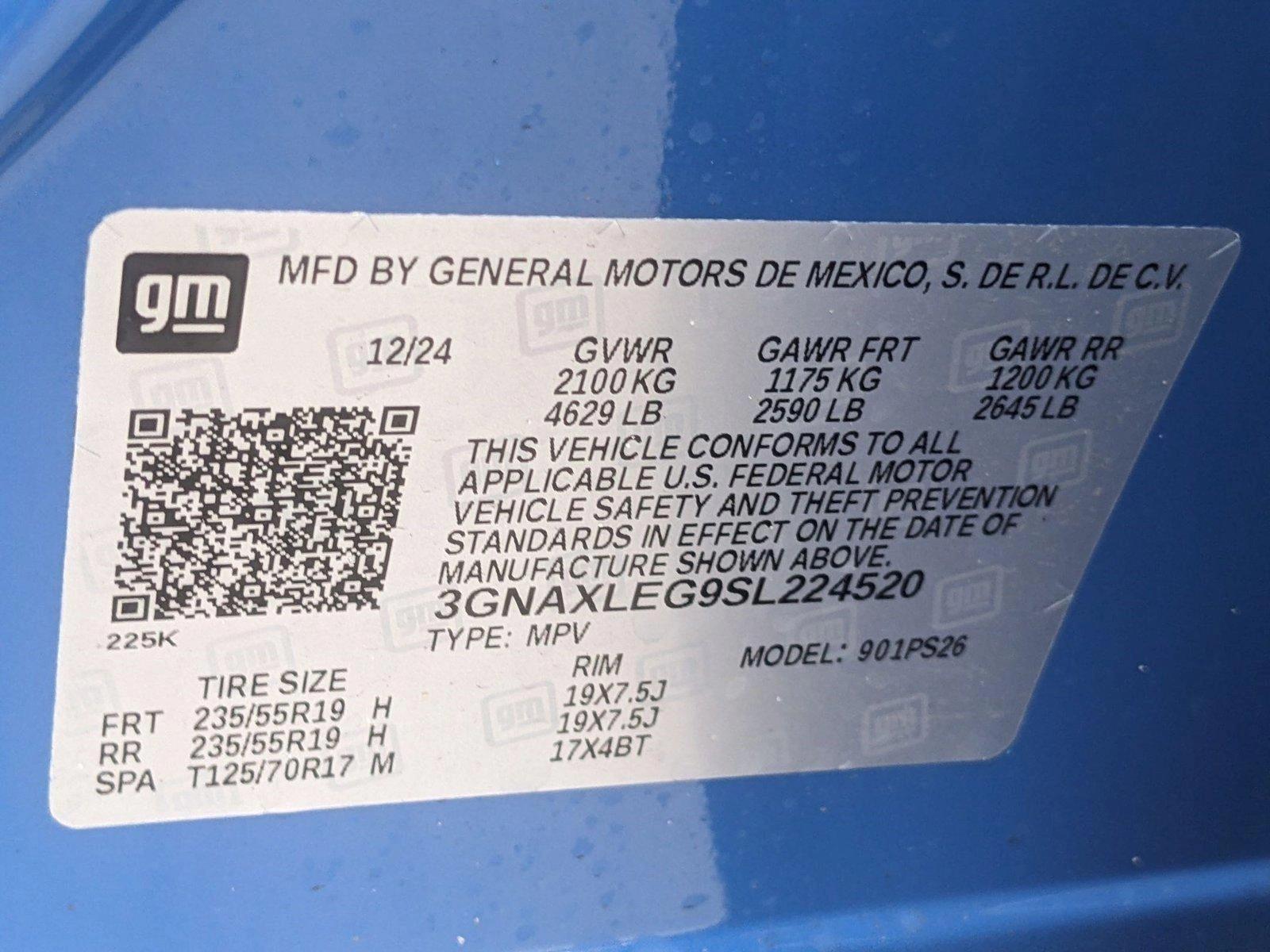 2025 Chevrolet Equinox Vehicle Photo in MIAMI, FL 33172-3015