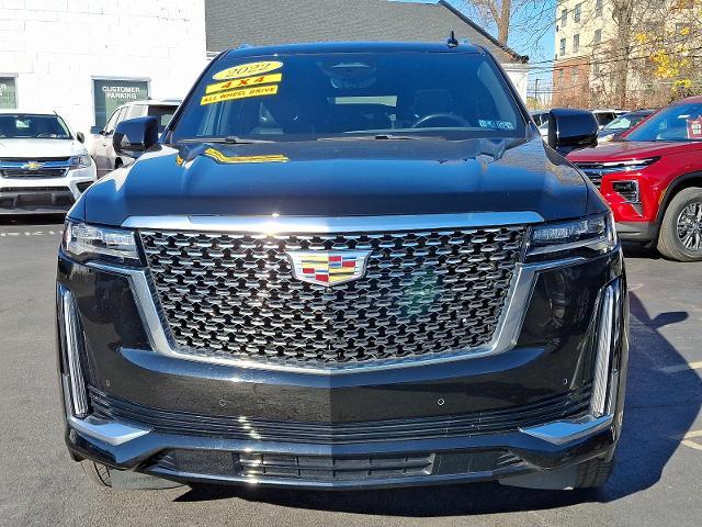 Used 2022 Cadillac Escalade ESV Premium Luxury with VIN 1GYS4KKL2NR307585 for sale in Ardmore, PA