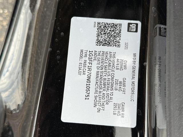 2022 Chevrolet Camaro Vehicle Photo in MIDDLETON, WI 53562-1492