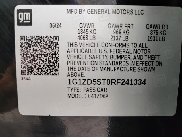 2024 Chevrolet Malibu Vehicle Photo in APPLETON, WI 54914-8833