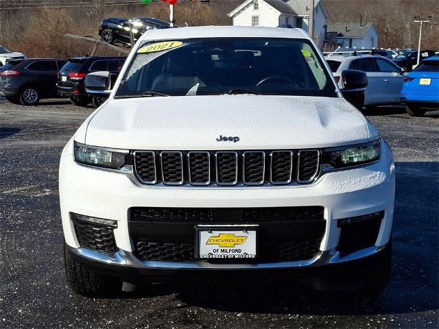 Used 2021 Jeep Grand Cherokee L Limited with VIN 1C4RJKBG4M8121695 for sale in Milford, CT