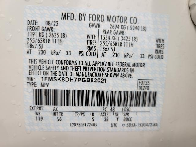 2023 Ford Explorer Vehicle Photo in Oshkosh, WI 54901